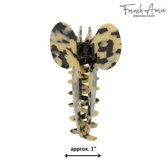 Hair Claw Clip Large Celluloid Interlocking No Slip Grip Elegant Stylish main image 4